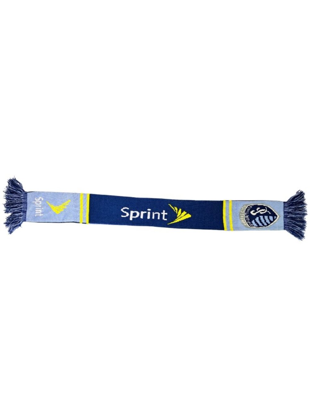 Sporting Kansas City Scarf Blue Yellow Limited Edition Sprint Logo Soccer MLS - Picture 6 of 11